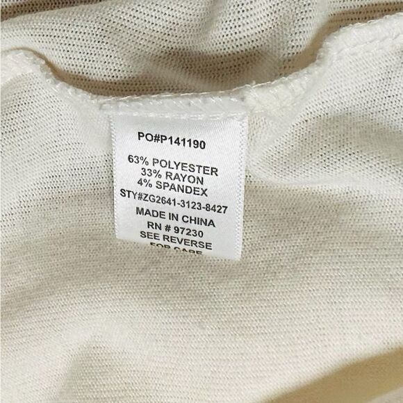 Cream and Turquoise studded Almost Famous Open Cardigan - Picture 8 of 9